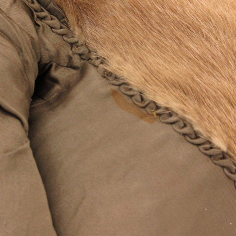 フィアンセス Fiancesse ミンクファーコート 毛皮 ミドル シェブロン