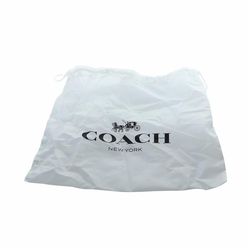 COACH コーチ ハンド ショルダーバッグ 2WAY PVC レザー シグネチャー  