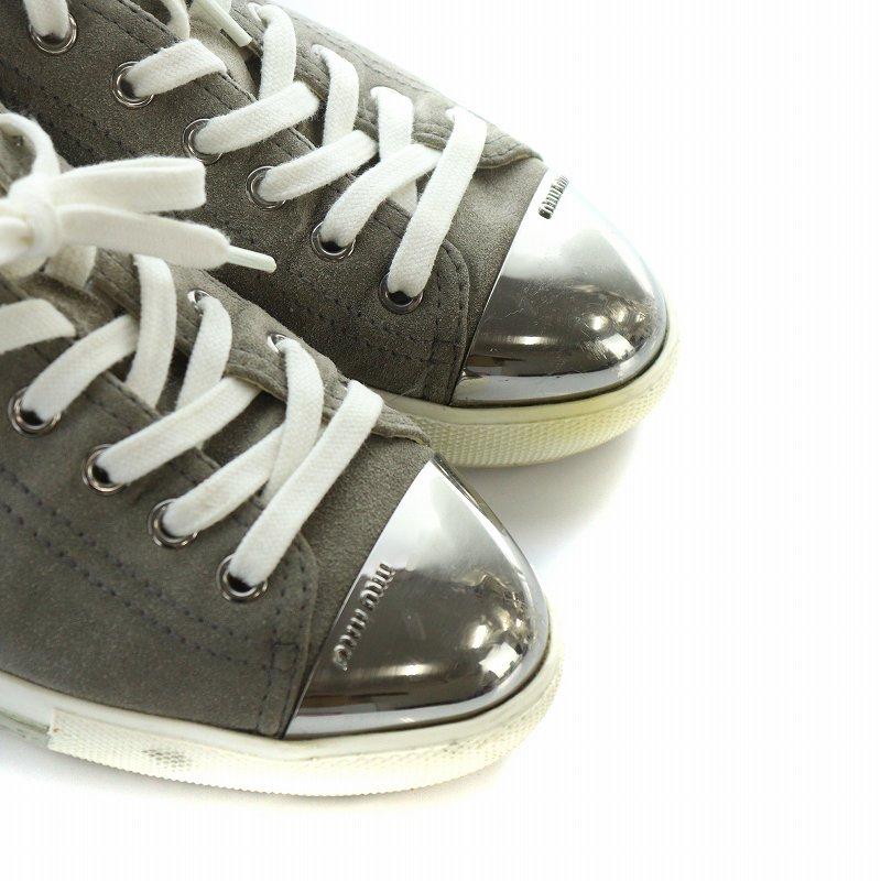 miu miu（ミュウミュウ） ローカットスニーカー シューズ 靴 スエード