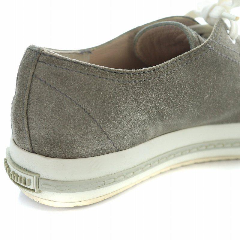 miu miu（ミュウミュウ） ローカットスニーカー シューズ 靴 スエード