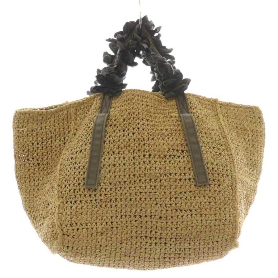 LUDLOW ラドロー クレープハンドルバッグ　ラフィア ラドロー LUDLOW かごバッグ トートバッグ ハンド ラフィア