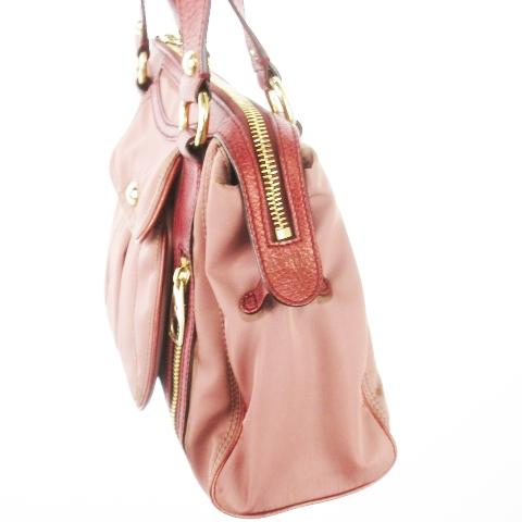 CELINE セリーヌ トートバッグ ハンドバッグ ナイロン レザー 革