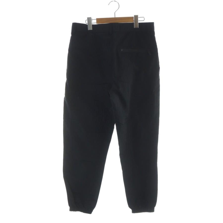 【中古】ディオールオム Dior HOMME ナイロン ロング ジョガー パンツ ジップフライ 46 黒 ブラック 213C113A4717 ディオールオム Dior HOMME ナイロン ロング ジョガー パンツ ジップ