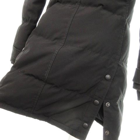 カナダグース マッケンジー ダウンコート コヨーテファー ブラック S カナダグース CANADA GOOSE MACKENZIE PARKA ダウンコート ロング