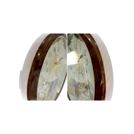 シチズン CITIZEN パルミューズクリスタ 掛け時計 電波時計 からくり