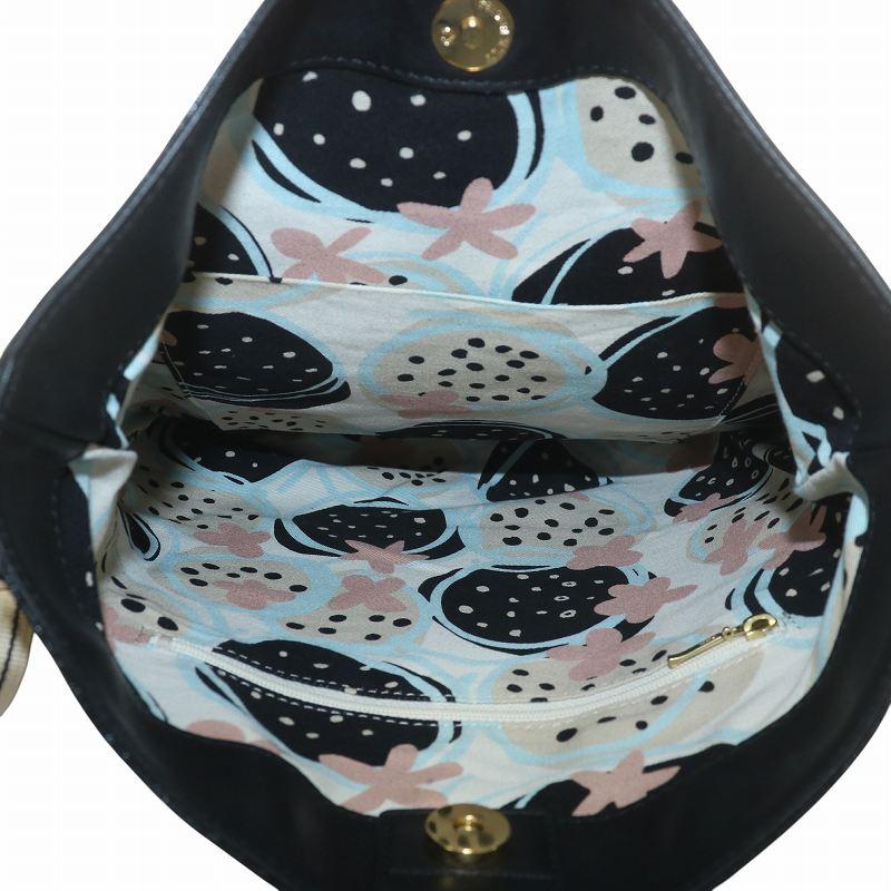 イアンヌ IANNE MONIQUE モニク ショルダーバッグ レザー 内側総柄  