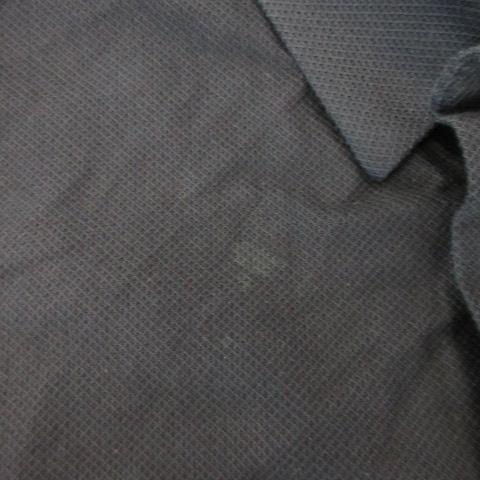 【中古】ジルサンダー JIL SANDER ワイシャツ ノースリーブ メッシュ生地 コットン 39 15.5 紺 ネイビー /AH7 ジルサンダー JIL SANDER ワイシャツ ノースリーブ メッシュ生地