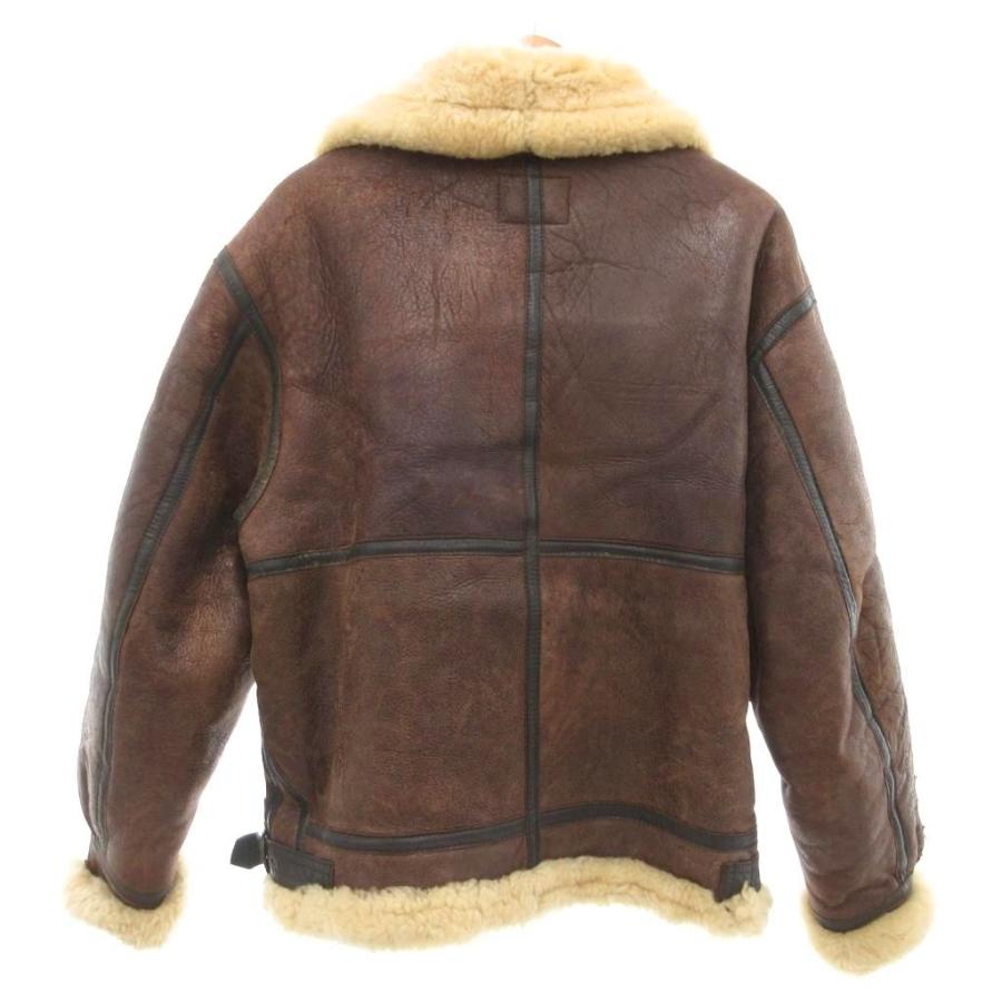 【中古】UNKNOWN DESTINATION TYPE B-3 フライトジャケット レザー 革 L 茶 ブラウン /JS ■GY18 メンズ UNKNOWN DESTINATION TYPE B-3 フライトジャケット レザー 革 L 茶