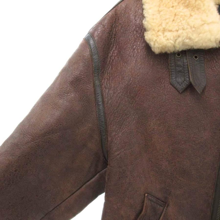 UNKNOWN DESTINATION TYPE B-3 フライトジャケット レザー 革 L 茶