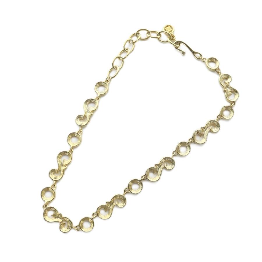 GIVENCHY ヴィンテージ　チェーンネックレス　カボション　ゴールド　ブルー GIVENCHY ヴィンテージ チェーンネックレス カボション ゴールド