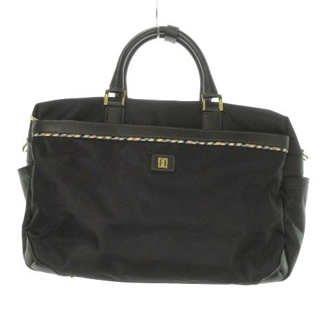 ダックス DAKS ボストンバッグ 2way ショルダーバッグ ナイロン レザー 