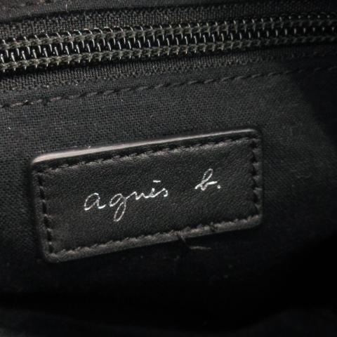 agnes b. 未使用品 アニエスベー ショルダーバッグ レザー 革