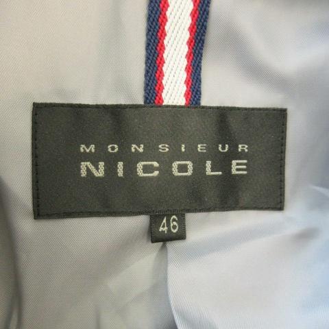 ムッシュニコル monsieur NICOLE Pコート ピーコート ショート丈