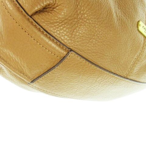 COACH（コーチ） ハンドバッグ ワンショルダー レザー 革 シボ革 ロゴ