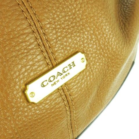 COACH（コーチ） ハンドバッグ ワンショルダー レザー 革 シボ革 ロゴ