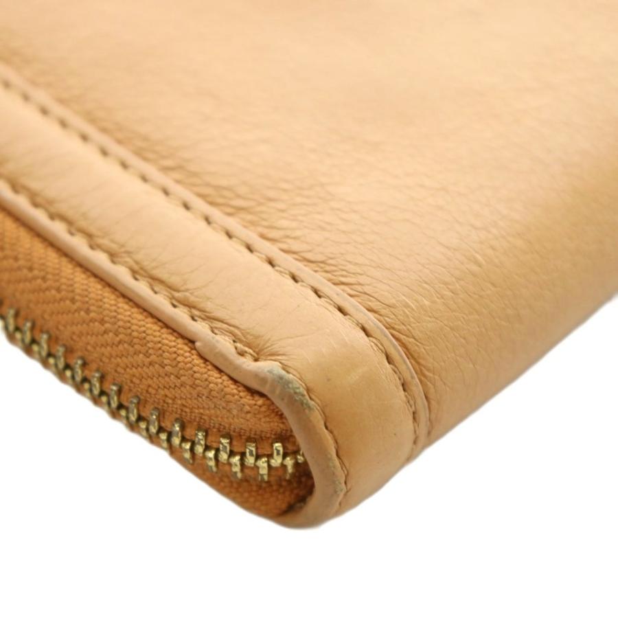 TORY BURCH（トリーバーチ） 長財布 レザー ラウンドファスナー ロゴ