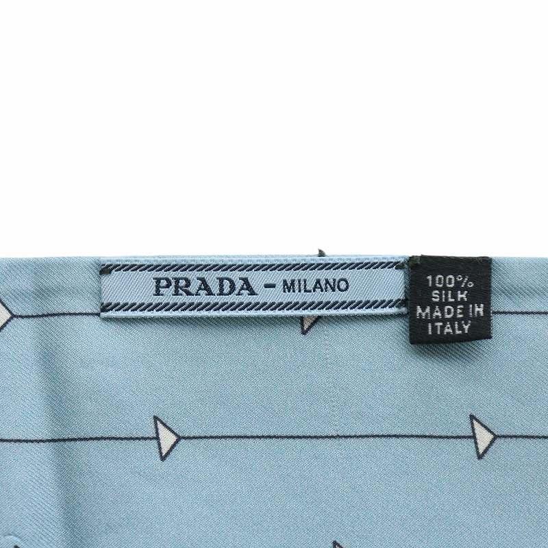 PRADA（プラダ） スカーフ ストール 2本セット 絹 シルク ツイル 三角