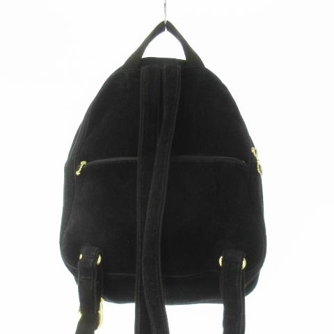 【美品】FEILER フェイラー　リュックサック　シュニール織　ブラック　花柄 フェイラー FEILER リュックサック デイパック シュニール織り 花柄
