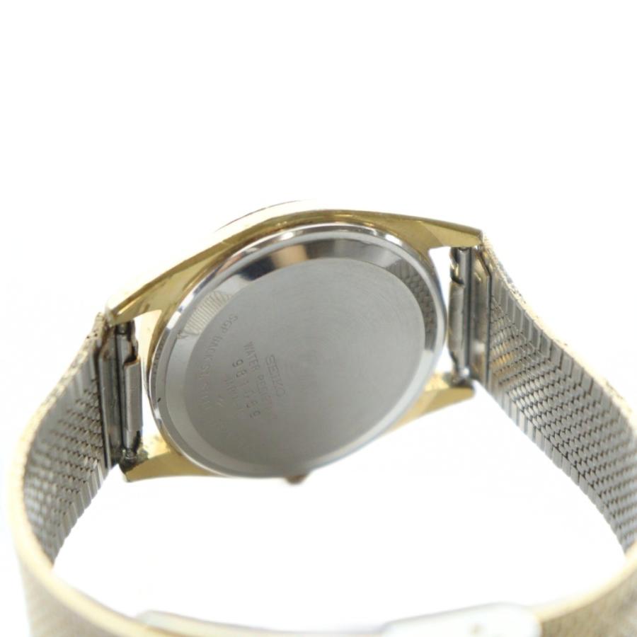 セイコー SEIKO 腕時計 ウォッチ クォーツ ロゴ ゴールド色 7121