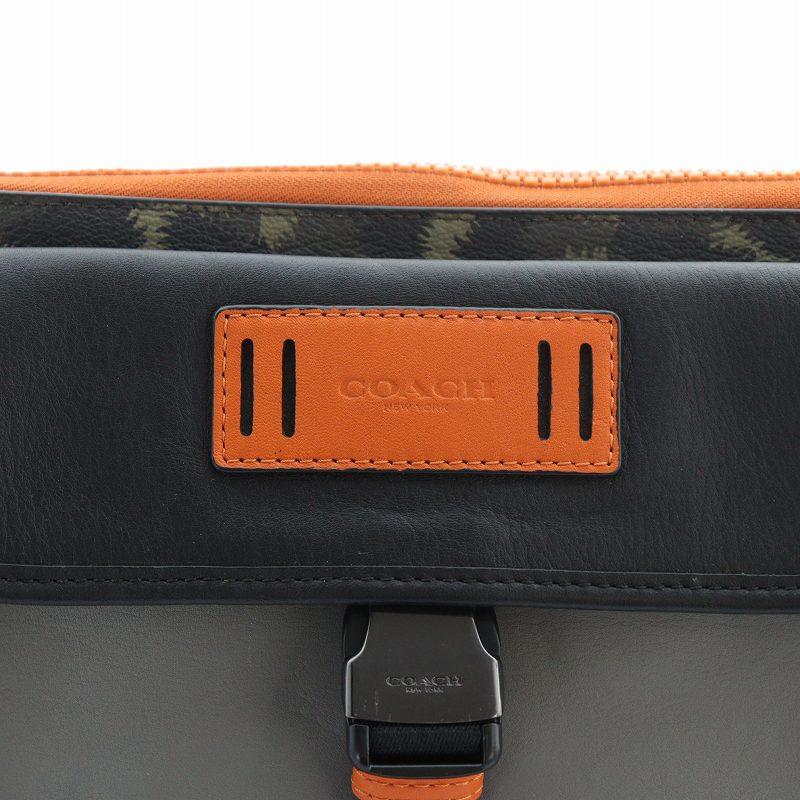 COACH（コーチ） クラッチバッグ セカンドバッグ ロゴ カモフラ 迷彩柄 