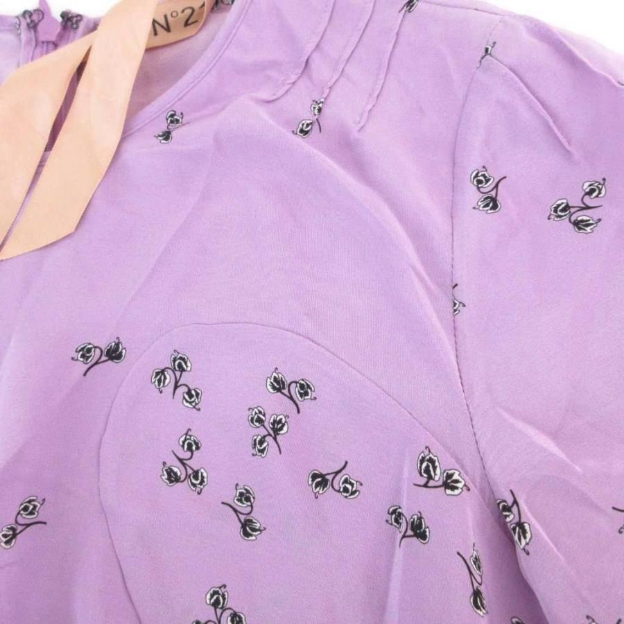 ヌメロヴェントゥーノ N°21 ワンピース 絹 シルク ミモレ ロング 花柄