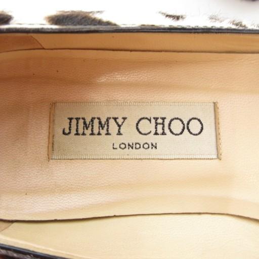 ジミーチュウ JIMMY CHOO パンプス フラットシューズ レオパード柄  