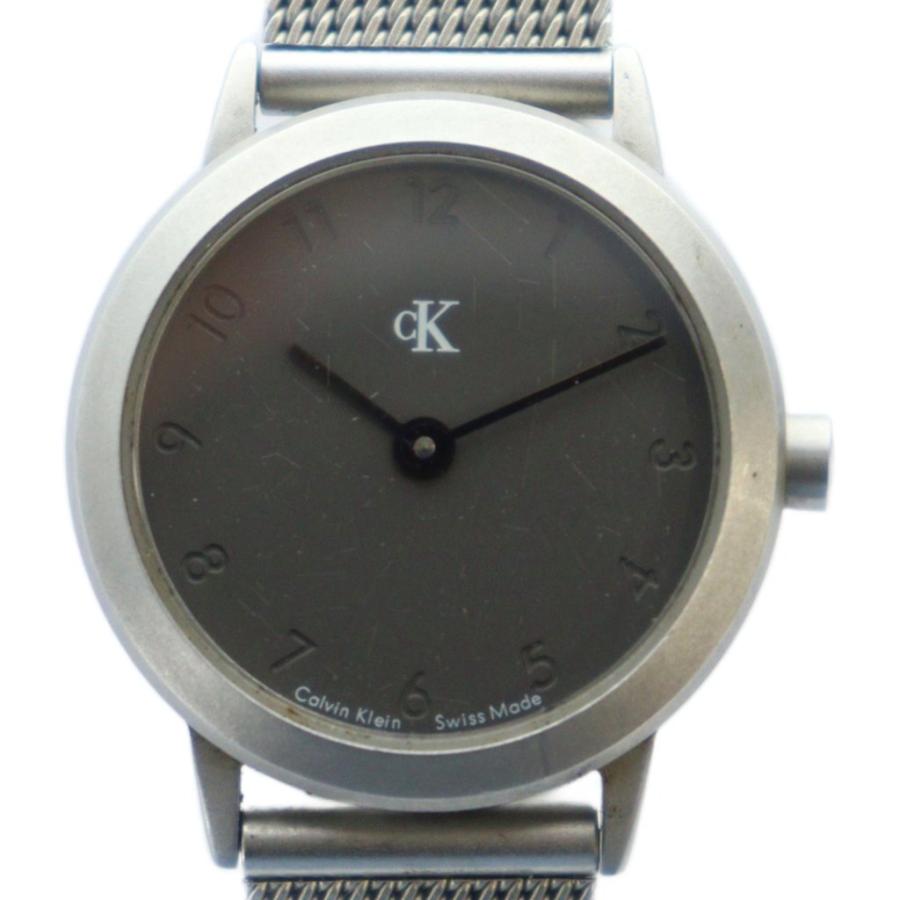 Calvin Klein（カルバン・クライン） ジャンク品 腕時計 ウォッチ クォーツ ロゴ シルバー色 K3131 GY18 /MQ メンズ ...