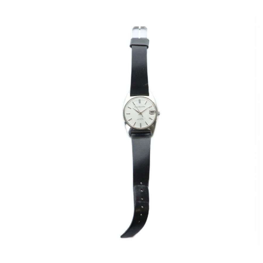 シチズン CITIZEN ホーマーデイト Homer Date 腕時計 ウォッチ 手巻き レザーベルト カレンダー付き シルバー色 4 ...
