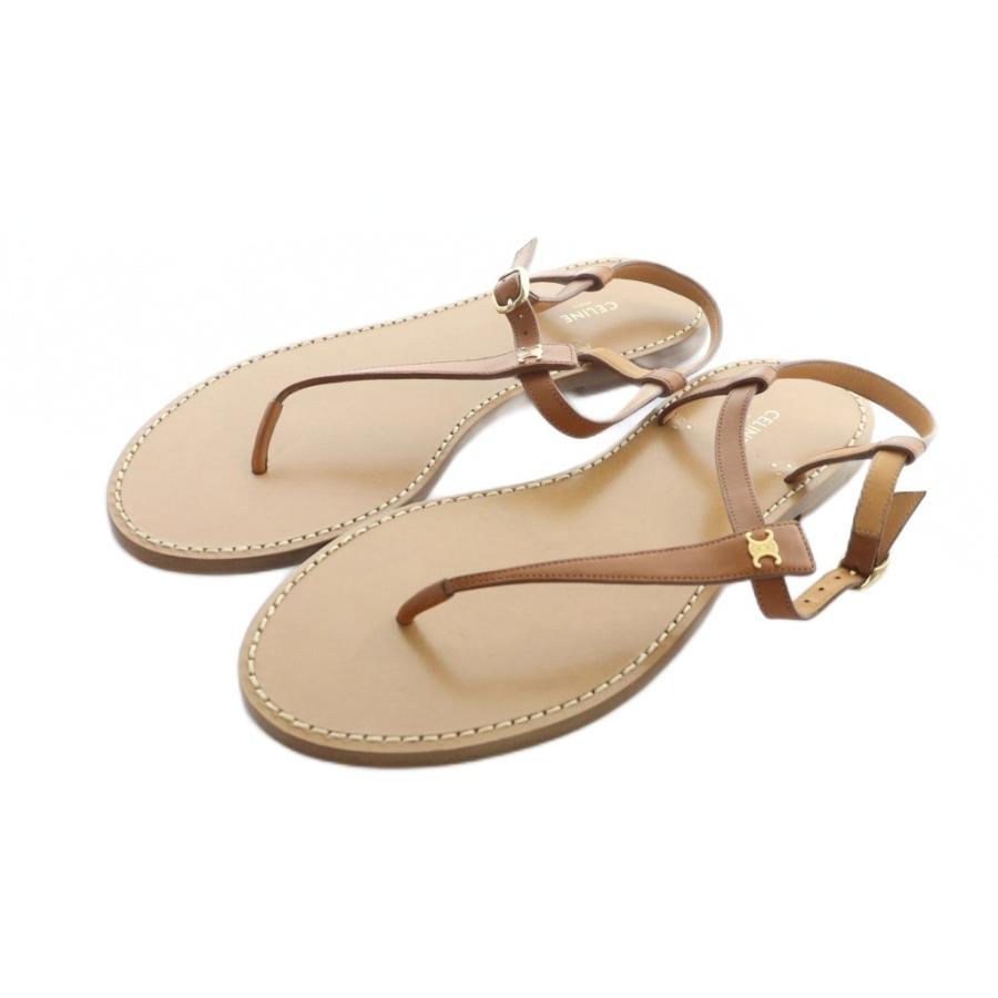 CELINE（セリーヌ） 未使用品 トング サンダル フラット Tストラップ