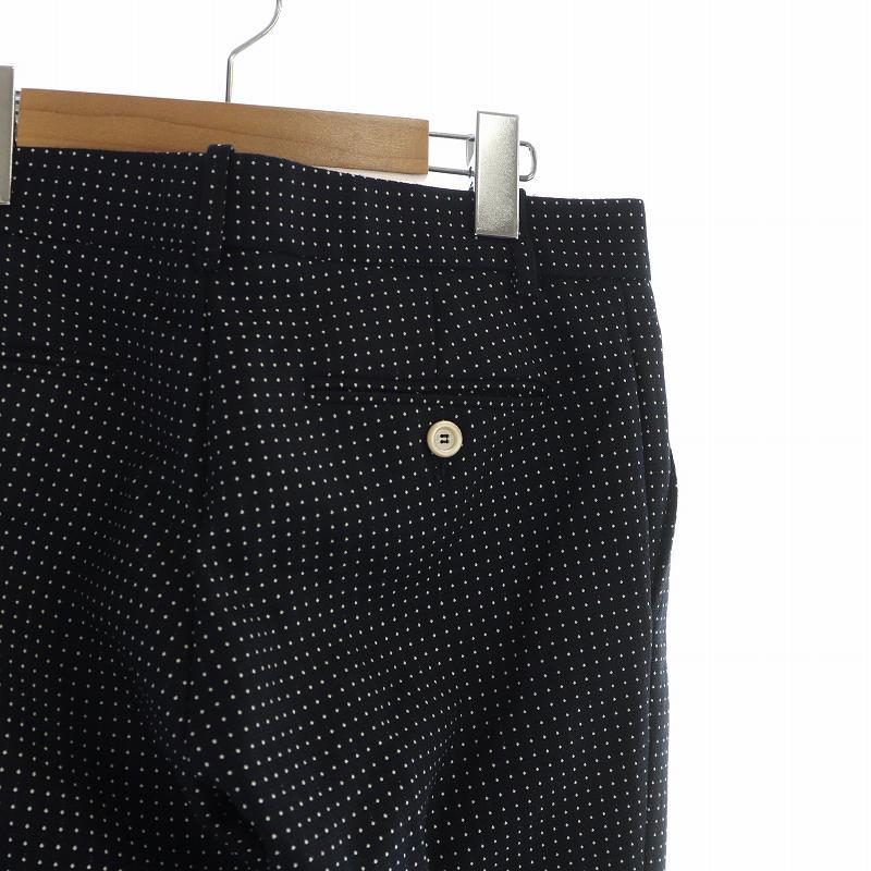 GUCCI グッチ パンツ スラックス ドット柄 水玉柄 モヘア混 36