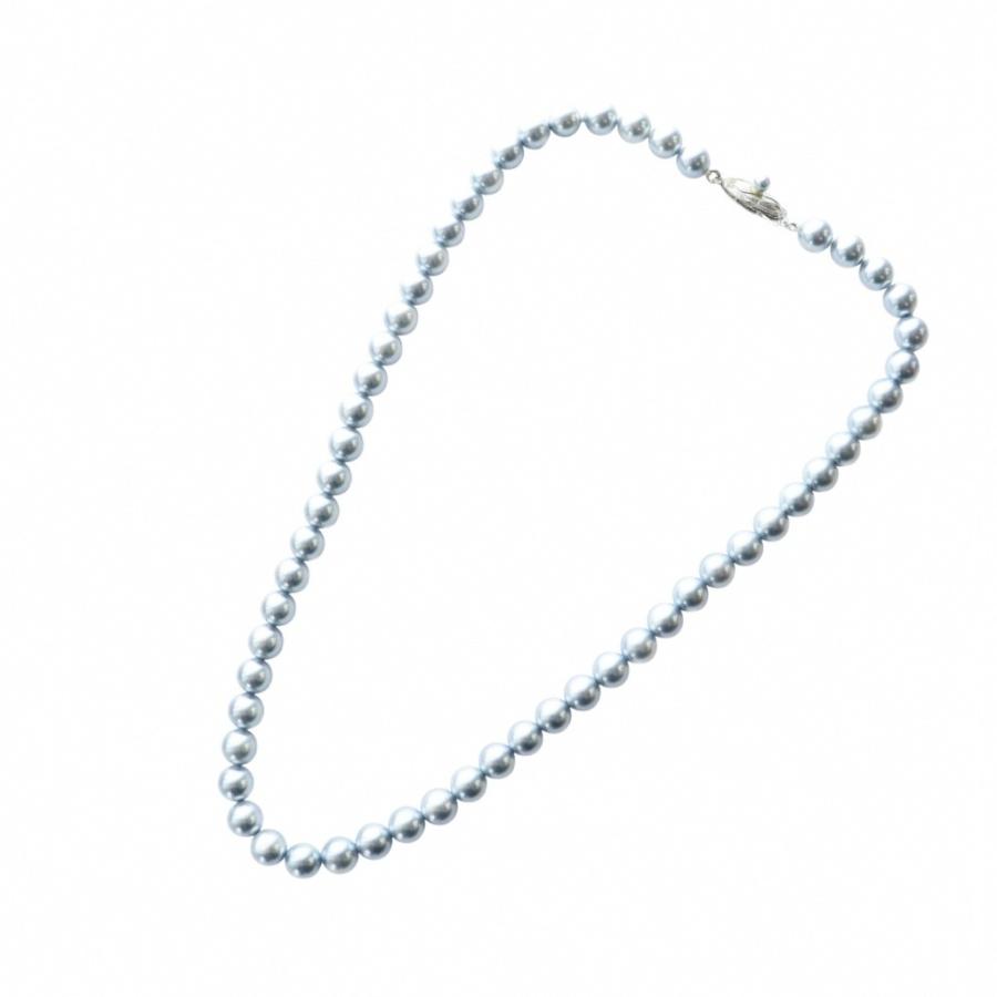 ノーブランド品 ネックレス アクセサリー Silver925 パール 真珠 7mm 