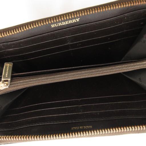 BURBERRY バーバリー 長財布 ウォレット　シャドーホース ノバチェック BURBERRY バーバリー 長財布 ウォレット ノバチェック ラウンド