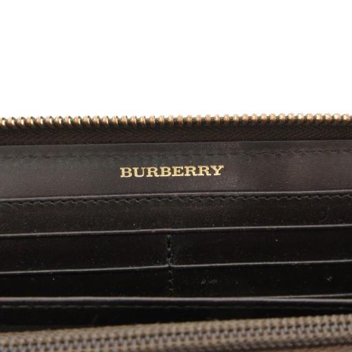 BURBERRY バーバリー 長財布 ウォレット ノバチェック ラウンド