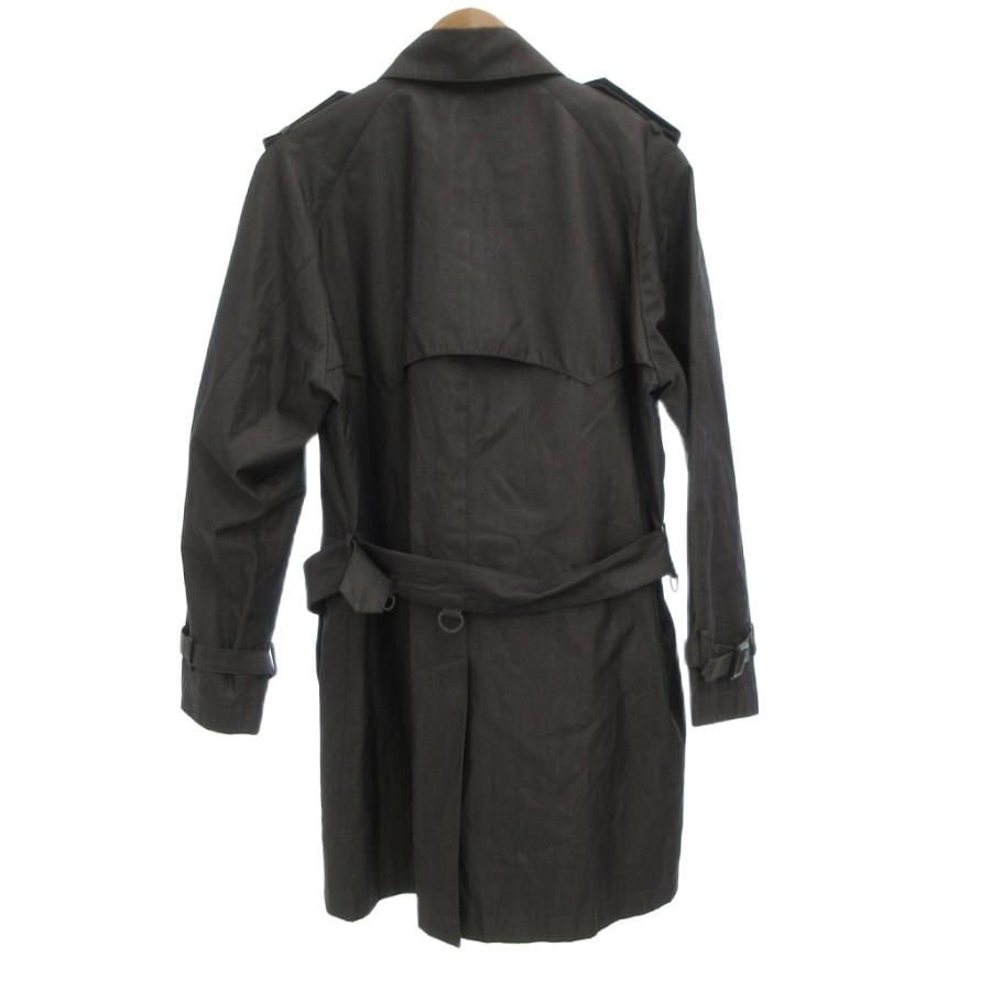 【美品✨】ポールスミス レザーコート 羊革 トレンチコート ベルト付 茶 L ピーエスポールスミス PS Paul Smith 美品 トレンチコート ジャケット