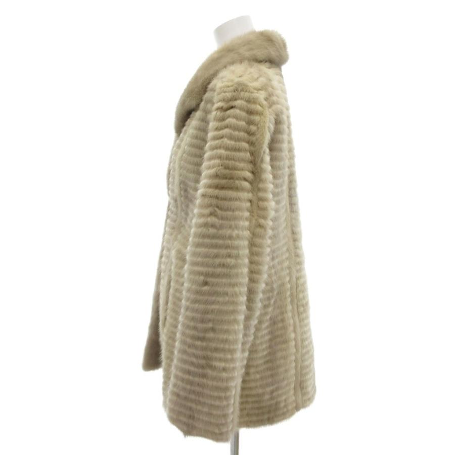 ムーンバット MOONBAT サファイヤミンク ファー コート 毛皮 ハーフ丈