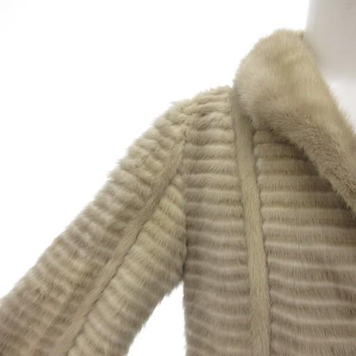 ムーンバット MOONBAT サファイヤミンク ファー コート 毛皮 ハーフ丈