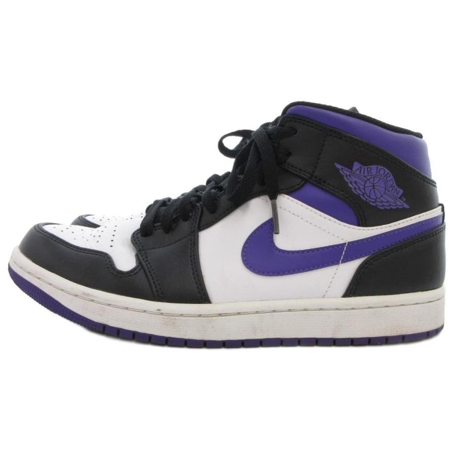 NIKE（ナイキ） NIKE AIR JORDAN 1 MID COURT PURPLE 554724-095 エア 