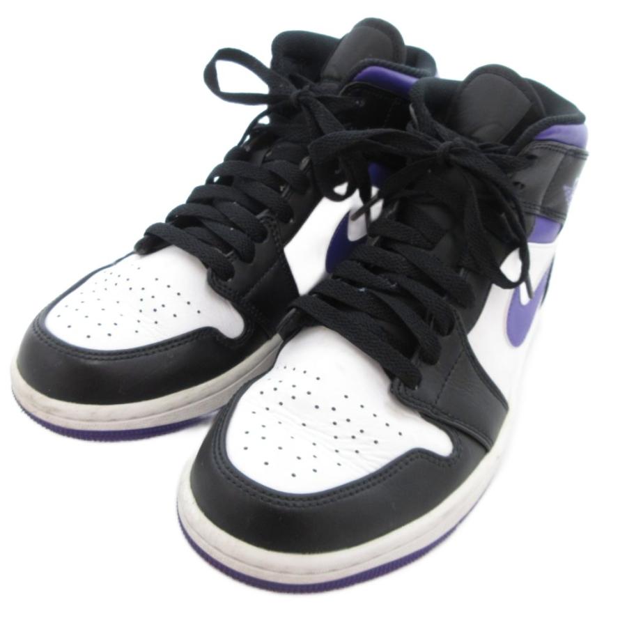 NIKE ナイキ AIR JORDAN 1 MID COURT PURPLE 554724-095 エア
