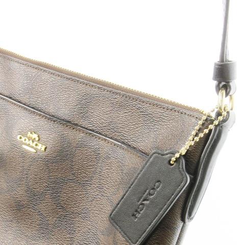 COACH（コーチ） ショルダーバッグ PVC レザー 革 シグネチャー ロゴ