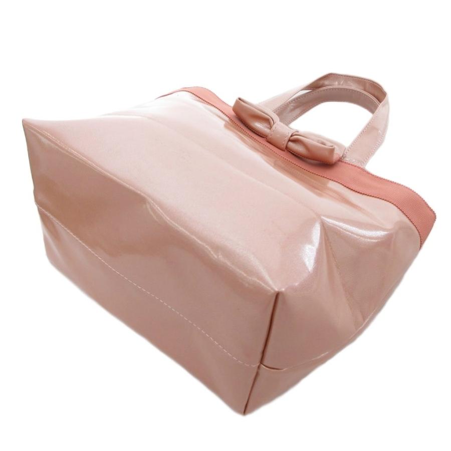 【美品】キタムラ フォーマルバッグ ハンドバッグ リボン アイボリー　レザー 正規 品ファッション - 【美品】キタムラ フォーマルバッグ