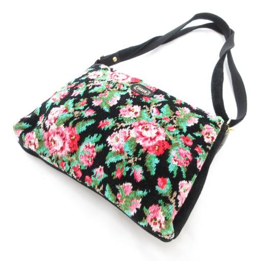 未使用品 フェイラー FEILER タグ付き ショルダーバッグ 花柄