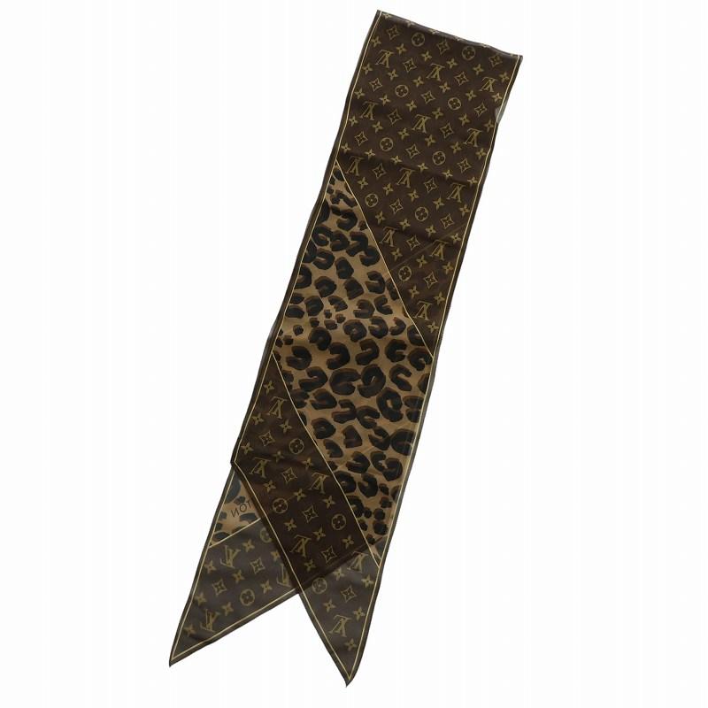 LOUIS VUITTON（ルイ・ヴィトン） ストール 絹 シルク 薄手 ヒョウ柄