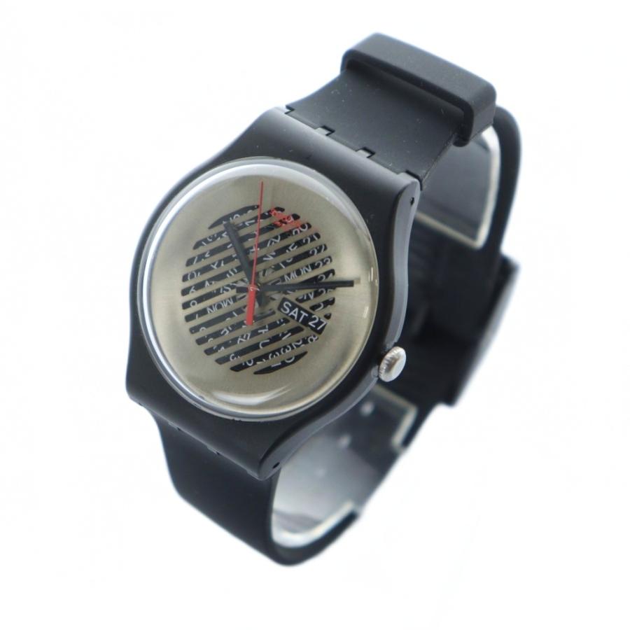 スウォッチ SWATCH 腕時計 ウォッチ クォーツ カレンダー付き ロゴ  
