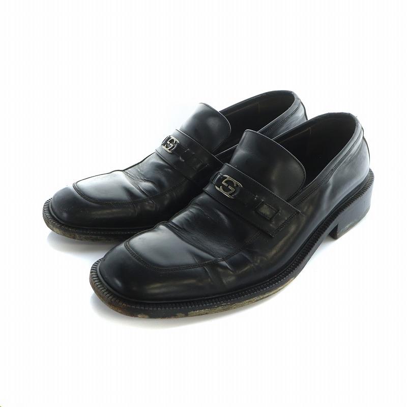 GUCCI（グッチ） ビジネスシューズ ローファー レザー スクエアトゥ