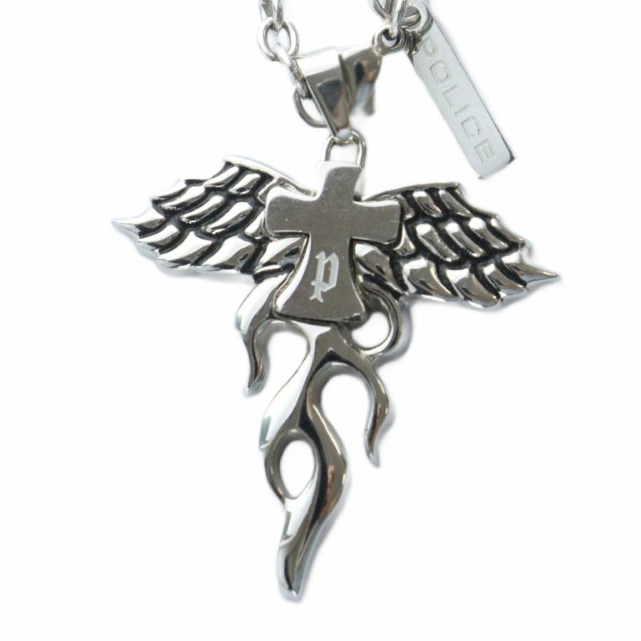 ポリス POLICE ネックレス アクセサリー ペンダント ロゴ クロス