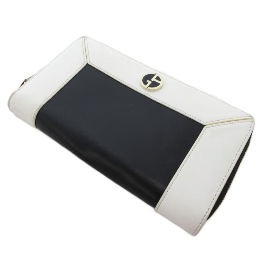 ジョルジオアルマーニ GIORGIO ARMANI 長財布 ウォレット バイカラー