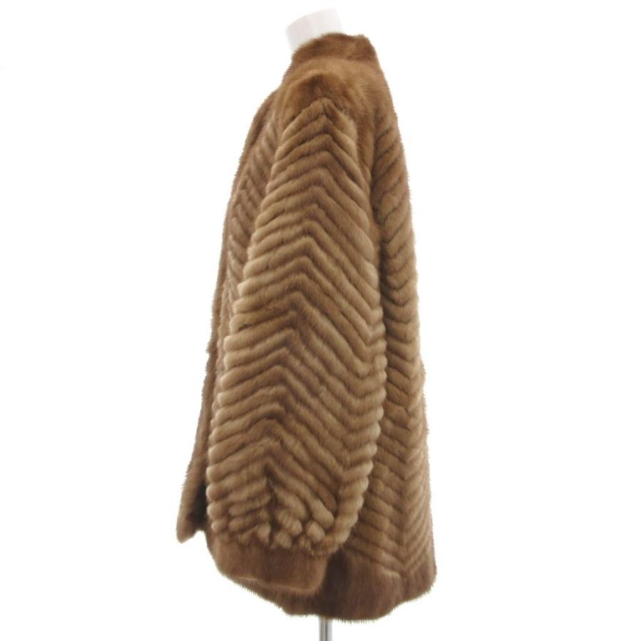 EMBA ファーコート エンバ EMBA ファーコート ミンク ハーフ 茶 ブラウン /JS □GY18