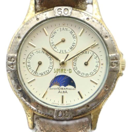 セイコー SEIKO ALBA SPIRE-G アルバ 腕時計 ウォッチ クォーツ ムーン