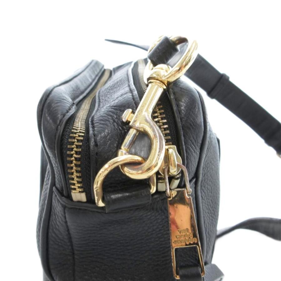【美品】マークジェイコブス　ソフトショット　ショルダーバッグ　レザー　ブラック マークジェイコブス MARC JACOBS The Softshot 27 ソフトショット