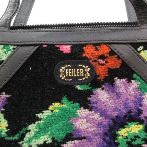 フェイラー FEILER ハンドバッグ ミニボストン 肩掛け ロゴ 花柄